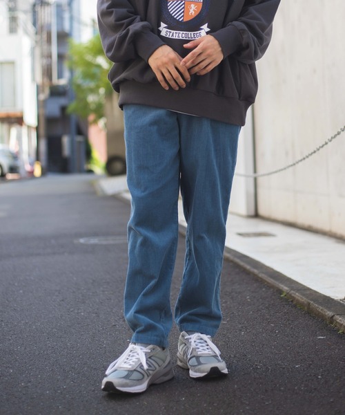 WEGO（ウィゴー）の「WEGO/コーデュロイシェフパンツ（スラックス・メンズ・ブラウン系その他/アイボリー/ブラック/ベージュ/ブルー系その他・MEDIUM/SMALL/LARGE）」の5枚目の写真