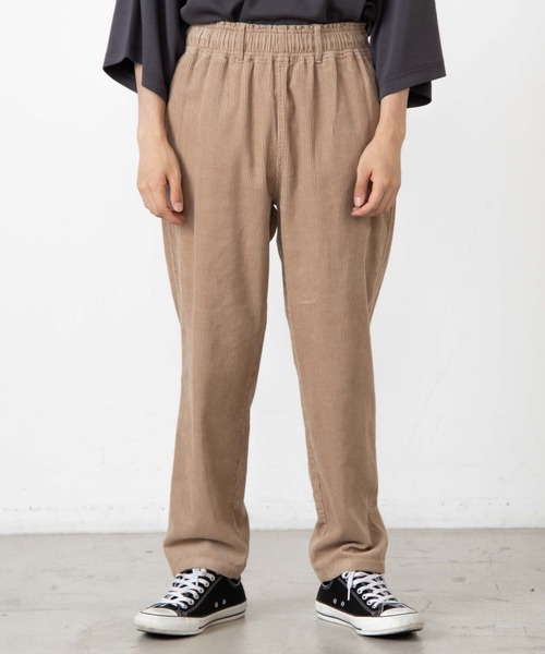 WEGO（ウィゴー）の「WEGO/コーデュロイシェフパンツ（スラックス・メンズ・ブラウン系その他/アイボリー/ブラック/ベージュ/ブルー系その他・MEDIUM/SMALL/LARGE）」の6枚目の写真