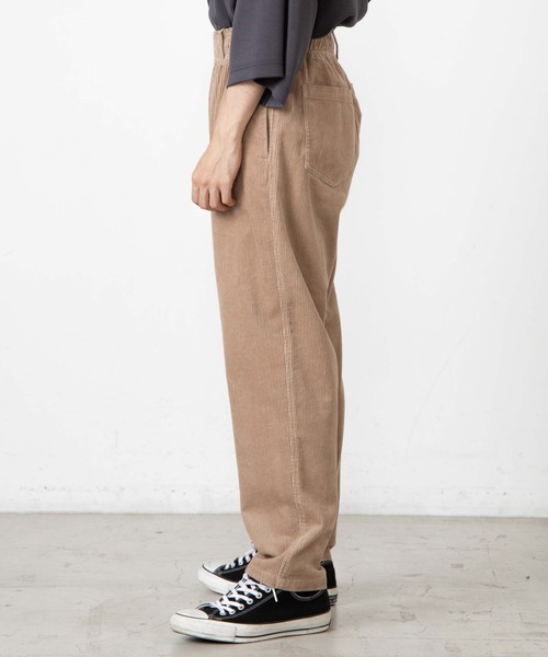 WEGO（ウィゴー）の「WEGO/コーデュロイシェフパンツ（スラックス・メンズ・ブラウン系その他/アイボリー/ブラック/ベージュ/ブルー系その他・MEDIUM/SMALL/LARGE）」の7枚目の写真