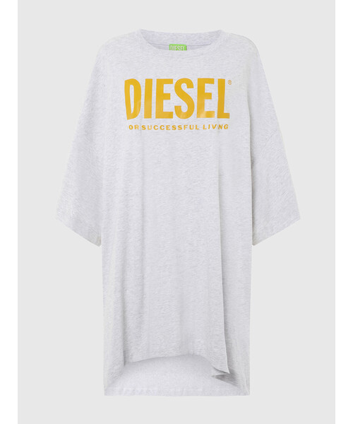 DIESEL（ディーゼル）の「レディース サステナブル ドレス ワンピース DIESEL ロゴ ビッグシルエット（ワンピース・レディース・グレー/レッド・SMALL/X-SMALL/XX-SMALL）」の6枚目の写真