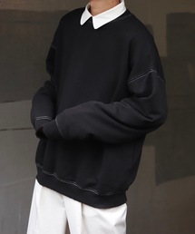 INTER FACTORY | ファッションインフルエンサー DAISUKE - スーパービッグダメージステッチスウェット　made in INTER FACTORY(スウェット)