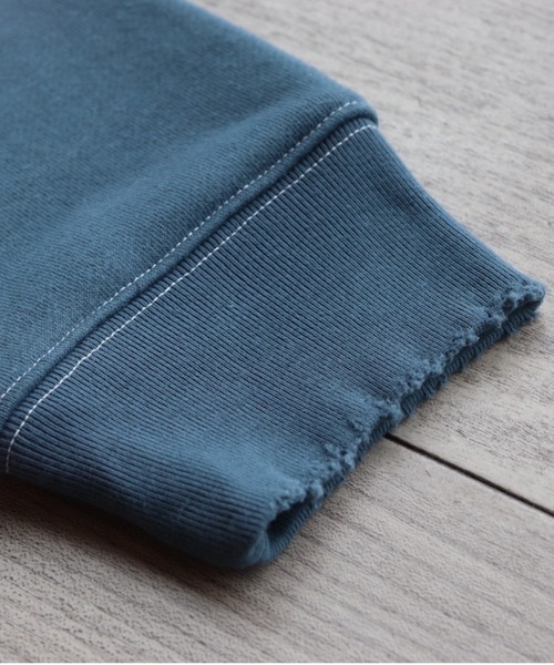 INTER FACTORY(インターファクトリー)の「ファッションインフルエンサー DAISUKE - スーパービッグダメージステッチスウェット made in INTER FACTORY(スウェット・メンズ・ブラック/ブルー/モカ・MEDIUM/LARGE)」の8枚目の写真