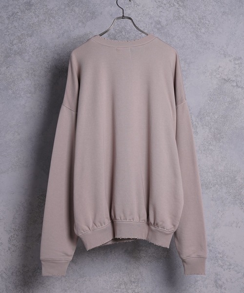 INTER FACTORY(インターファクトリー)の「ファッションインフルエンサー DAISUKE - スーパービッグダメージステッチスウェット made in INTER FACTORY(スウェット・メンズ・ブラック/ブルー/モカ・MEDIUM/LARGE)」の13枚目の写真