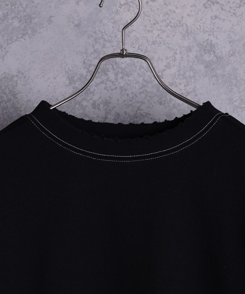 INTER FACTORY(インターファクトリー)の「ファッションインフルエンサー DAISUKE - スーパービッグダメージステッチスウェット made in INTER FACTORY(スウェット・メンズ・ブラック/ブルー/モカ・MEDIUM/LARGE)」の21枚目の写真