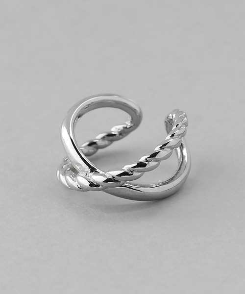 ANEMONE（アネモネ）の「クロスラインイヤーカフ（イヤーカフ・レディース・シルバー/ゴールド・FREE）」の5枚目の写真