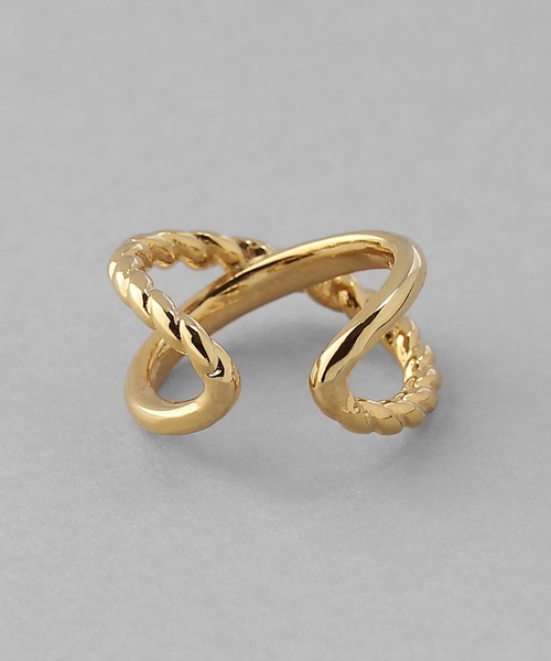 ANEMONE（アネモネ）の「クロスラインイヤーカフ（イヤーカフ・レディース・シルバー/ゴールド・FREE）」の4枚目の写真