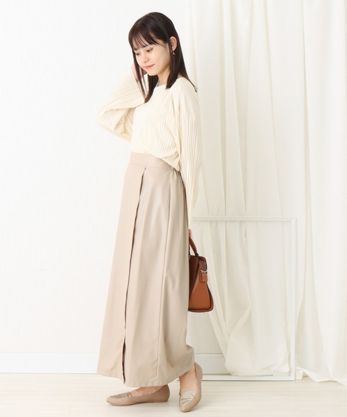 libelle more(リベル モア)の「フェイクレザー ナロースカート(スカート・レディース・アイボリー/ブラック/モカ/グリーン系その他/ゴールド・M/L)」の20枚目の写真