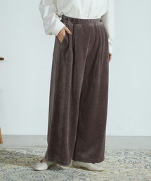 コーデュロイ　ワイドパンツ