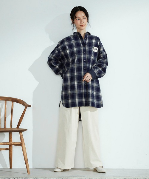 ONIGIRI（オニギリ）の「コーデュロイ　ワイドパンツ（その他パンツ・レディース・ブラウン/アイボリー・SMALL/MEDIUM/LARGE）」の14枚目の写真