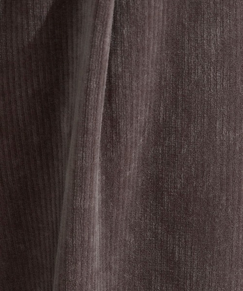 ONIGIRI（オニギリ）の「コーデュロイ　ワイドパンツ（その他パンツ・レディース・ブラウン/アイボリー・SMALL/MEDIUM/LARGE）」の8枚目の写真