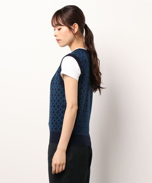 A.P.C.（アーペーセー）の「MERINOS JACQUARD GEOMETRIQUE 21A（ニット 