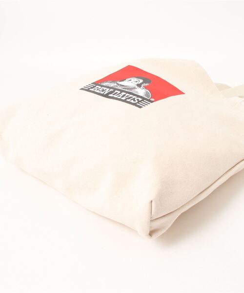 BEN DAVIS（ベンデイビス）の「《BEN DAVIS》PRINT　TOTE（トートバッグ・メンズ・レッド/カモフラージュ・FREE）」の3枚目の写真