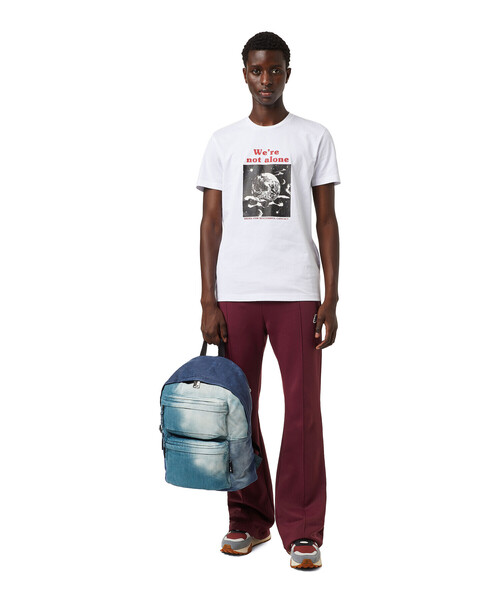 DIESEL(ディーゼル)の「メンズ レザー&ナイロンMIX ランニング スニーカー(スニーカー・メンズ・ホワイト/ボルドー/ブルー系その他/ブラック・40/42/41/43/44/45)」の5枚目の写真