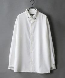 SITRY | Oversize Drop shoulder Stitch Shirt/オーバーサイズ ドロップショルダー ステッチ シャツ(シャツ/ブラウス)