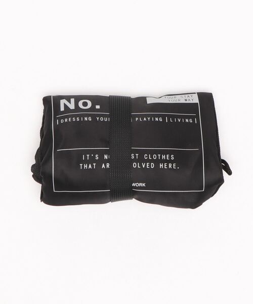 GLOBAL WORK（グローバルワーク）の「畳めるカゴエコバッグ【G.W.G.G.】/959090（エコバッグ/サブバッグ・レディース・ベージュ/グレー/ブラック/ライトグリーン・FREE）」の22枚目の写真