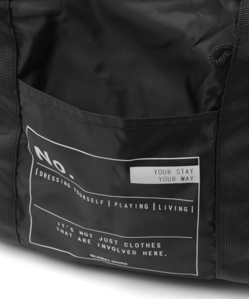 GLOBAL WORK（グローバルワーク）の「畳めるカゴエコバッグ【G.W.G.G.】/959090（エコバッグ/サブバッグ・レディース・ベージュ/グレー/ブラック/ライトグリーン・FREE）」の7枚目の写真