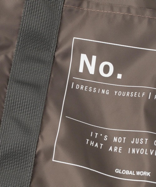 GLOBAL WORK（グローバルワーク）の「畳めるカゴエコバッグ【G.W.G.G.】/959090（エコバッグ/サブバッグ・レディース・ベージュ/グレー/ブラック/ライトグリーン・FREE）」の19枚目の写真