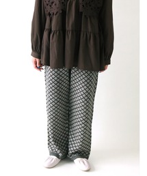 ジャカードニットパンツ