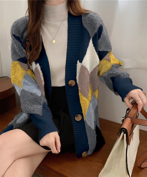 Chaco closet（チャコ クローゼット）の「ビッグシルエットアーガイル