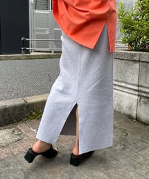 【WEB限定商品】ミラノリブカラータイトスカート