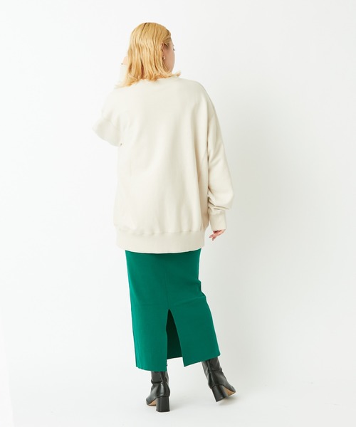 CIAOPANIC(チャオパニック)の「【WEB限定商品】ミラノリブカラータイトスカート(スカート・レディース・ブラック/グリーン/ブルー/イエロー/グレー/ピンク・FREE)」の11枚目の写真