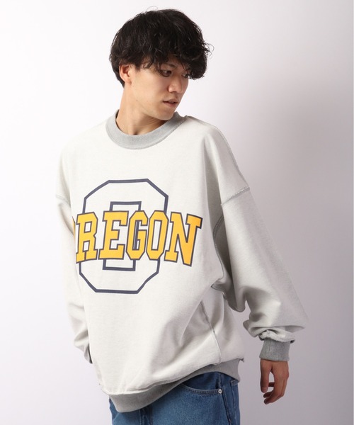 Revo.(レボ)の「470g裏毛 リバーシブル クルーネックスウェット(スウェット・メンズ・ブラック/ネイビー/グレー・M/L)」の3枚目の写真