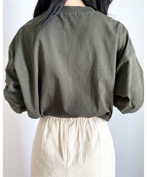 MLI'A（エムリア）の「コーデュロイマーメイド／スカート（スカート・レディース・アイボリー/カーキ/ブラウン・FREE）」の4枚目の写真