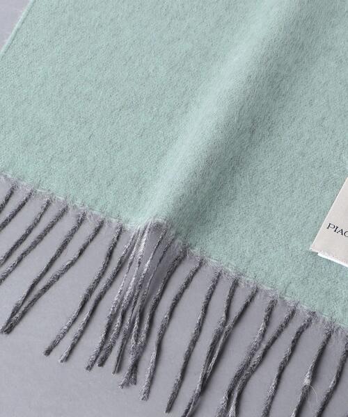 PIACENZA（ピアチェンツァ）の「【別注】＜PIACENZA（ピアチェンツァ）＞シルク/カシミヤ マフラー 30（ストール/ショール・レディース・ブラック/ベージュ/ライム/ライトピンク・FREE）」の5枚目の写真