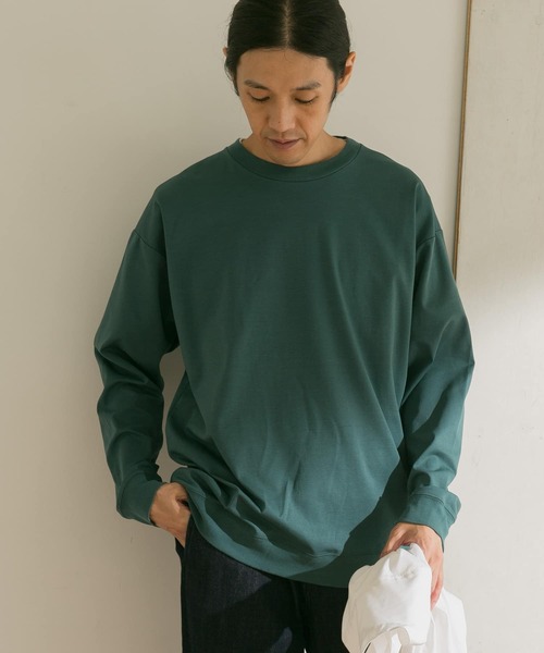 URBAN RESEARCH DOORS（アーバンリサーチドアーズ）の「ドレスポンチ ロングスリーブ プルオーバー（Tシャツ/カットソー・メンズ・ブラウン系その他/ブルー系その他/グレー系その他・40/38）」の4枚目の写真