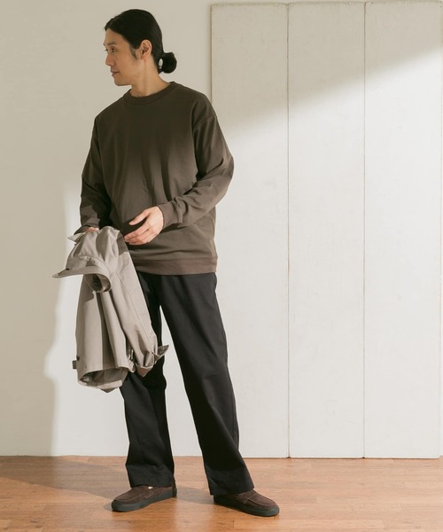 URBAN RESEARCH DOORS（アーバンリサーチドアーズ）の「ドレスポンチ ロングスリーブ プルオーバー（Tシャツ/カットソー・メンズ・ブラウン系その他/ブルー系その他/グレー系その他・40/38）」の8枚目の写真