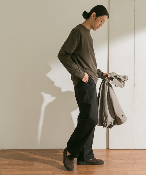 URBAN RESEARCH DOORS（アーバンリサーチドアーズ）の「ドレスポンチ ロングスリーブ プルオーバー（Tシャツ/カットソー・メンズ・ブラウン系その他/ブルー系その他/グレー系その他・40/38）」の9枚目の写真