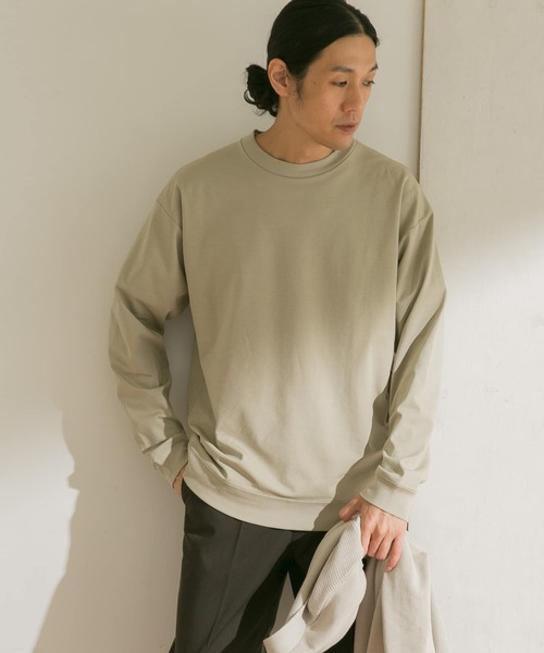 URBAN RESEARCH DOORS（アーバンリサーチドアーズ）の「ドレスポンチ ロングスリーブ プルオーバー（Tシャツ/カットソー・メンズ・ブラウン系その他/ブルー系その他/グレー系その他・40/38）」の11枚目の写真