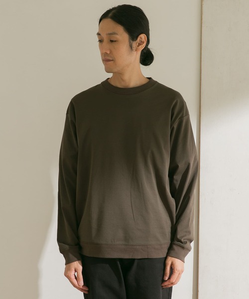 URBAN RESEARCH DOORS（アーバンリサーチドアーズ）の「ドレスポンチ ロングスリーブ プルオーバー（Tシャツ/カットソー・メンズ・ブラウン系その他/ブルー系その他/グレー系その他・40/38）」の14枚目の写真