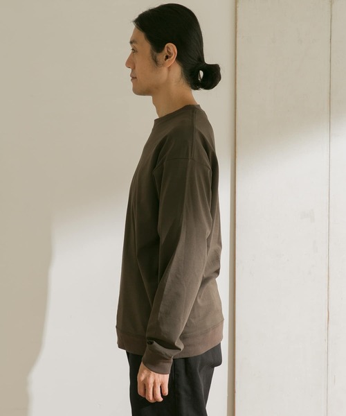 URBAN RESEARCH DOORS（アーバンリサーチドアーズ）の「ドレスポンチ ロングスリーブ プルオーバー（Tシャツ/カットソー・メンズ・ブラウン系その他/ブルー系その他/グレー系その他・40/38）」の15枚目の写真