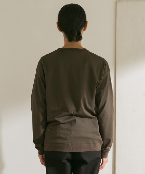 URBAN RESEARCH DOORS（アーバンリサーチドアーズ）の「ドレスポンチ ロングスリーブ プルオーバー（Tシャツ/カットソー・メンズ・ブラウン系その他/ブルー系その他/グレー系その他・40/38）」の16枚目の写真
