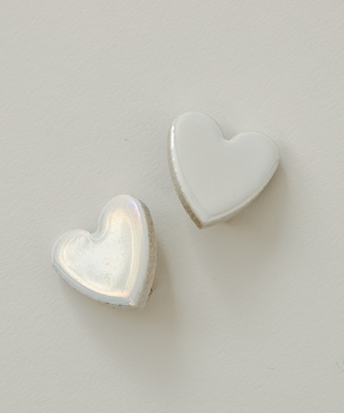 mystic(ミスティック)の「Lara ポップハートイヤリング(イヤリング・レディース・ホワイト/ブラック・ONE SIZE)」の10枚目の写真