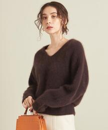 BEAUTY&YOUTH UNITED ARROWS | BY ヘアリーVネックニットプルオーバー 21FW ∴(ニット/セーター)