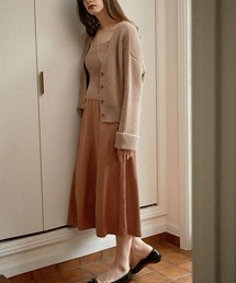 mangata | High-waist satin skirt(スカート)