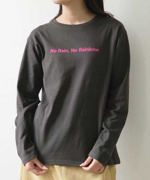 Ocean Pacific(オーシャンパシフィック)の「【OP:オーピー】レディース オーバーシルエット フロッキー加工プリント ロングTシャツ(Tシャツ/カットソー・レディース・ホワイト/グリーン/サンドベージュ/チャコール・MEDIUM/LARGE/X-LARGE)」の21枚目の写真