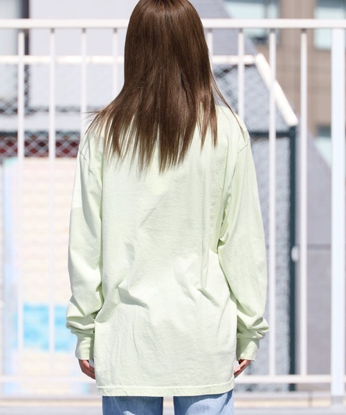 RIPNDIP（リップンディップ）の「RIPNDIP/リップンディップ Lord Nermal Long Sleeve Tee ポケット付きロンT（Tシャツ/カットソー・メンズ・ブラック/ピンク/ライム/レッド/ナチュラル/マルーン/ホワイト/ライトグリーン/シルバーグレー/クリーム/ダークグリーン/ブルー・L/XL/M）」の18枚目の写真