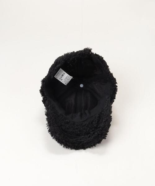 agnes b.（アニエスベー）の「JGD0 E CASQUETTE キッズ ボアキャップ（キャップ・キッズ・ブラック・2）」の4枚目の写真
