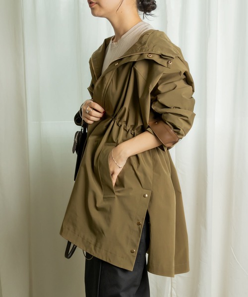 RANDA（ランダ）の「オーバーサイズマウンテンパーカー（マウンテンパーカー・レディース・ベージュ/カーキ/アイボリー・FREE）」の3枚目の写真