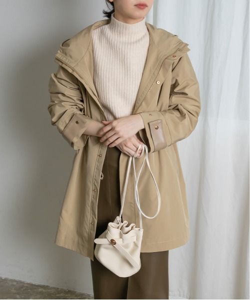 RANDA（ランダ）の「オーバーサイズマウンテンパーカー（マウンテンパーカー・レディース・ベージュ/カーキ/アイボリー・FREE）」の21枚目の写真