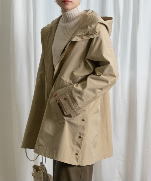 RANDA（ランダ）の「オーバーサイズマウンテンパーカー（マウンテンパーカー・レディース・ベージュ/カーキ/アイボリー・FREE）」の15枚目の写真