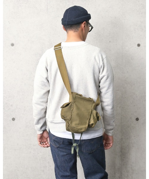 MILITARY(ミリタリー)の「実物 新品 デッドストック ソビエト連邦軍(ロシア軍)ガスマスクバッグ(ショルダーバッグ・メンズ・オリーブ・ONE SIZE)」の7枚目の写真