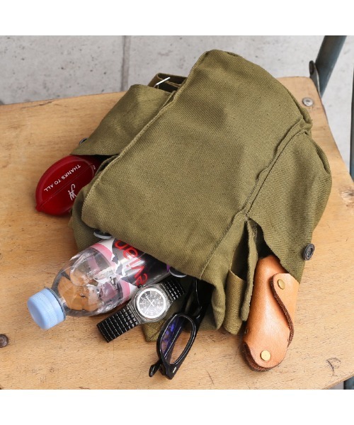 MILITARY(ミリタリー)の「実物 新品 デッドストック ソビエト連邦軍(ロシア軍)ガスマスクバッグ(ショルダーバッグ・メンズ・オリーブ・ONE SIZE)」の8枚目の写真
