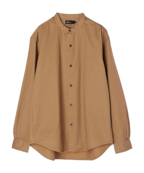 CRAFT STANDARD BOUTIQUE（クラフトスタンダードブティック）の「バイオバンドカラーシャツ　＊（シャツ/ブラウス・メンズ・チャコールグレー/ベージュ/グリーン/アイボリー・LL/M/L）」の13枚目の写真