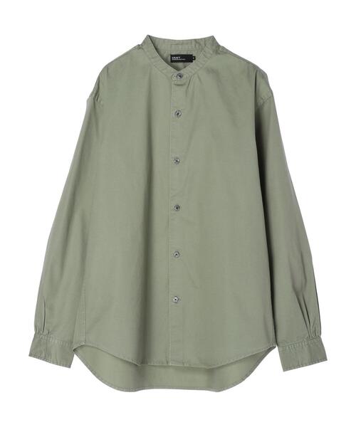 CRAFT STANDARD BOUTIQUE（クラフトスタンダードブティック）の「バイオバンドカラーシャツ　＊（シャツ/ブラウス・メンズ・チャコールグレー/ベージュ/グリーン/アイボリー・LL/M/L）」の14枚目の写真