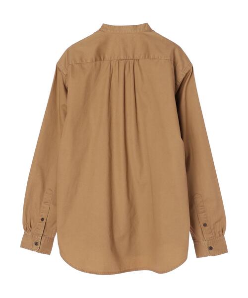 CRAFT STANDARD BOUTIQUE（クラフトスタンダードブティック）の「バイオバンドカラーシャツ　＊（シャツ/ブラウス・メンズ・チャコールグレー/ベージュ/グリーン/アイボリー・LL/M/L）」の16枚目の写真