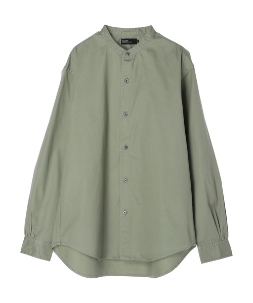 CRAFT STANDARD BOUTIQUE（クラフトスタンダードブティック）の「バイオバンドカラーシャツ　＊（シャツ/ブラウス・メンズ・チャコールグレー/ベージュ/グリーン/アイボリー・LL/M/L）」の4枚目の写真